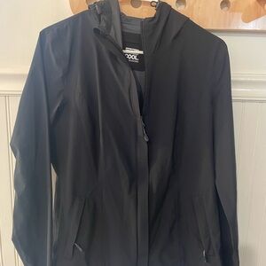 Women’s black rain coat, 32 degrees COOL, size small